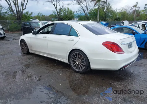 2015 Mercedes-Benz S 550 from USA, damaged, VIN WDDUG8CB8FA109968